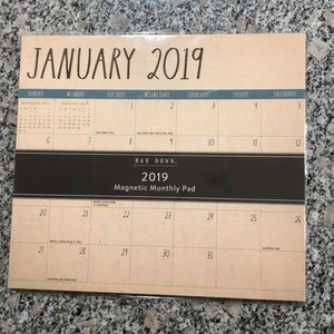Rae Dunn 2019 Magnetic Monthly Calendar